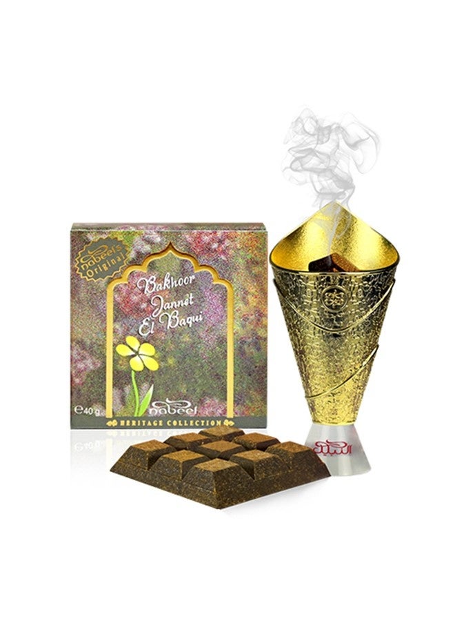 Nabeel Bakhoor Jannet El Baqui 40 GM Luxurious Arabic Oudh Incense for a Divine, Long-Lasting Fragrance Experience - Image 3